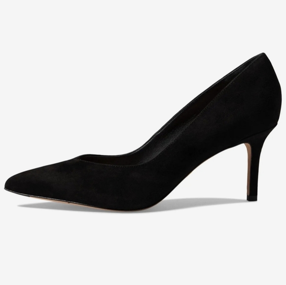 VERONICA BEARD LISA PUMP 70 BLACK SUEDE. - Picture 3 of 10